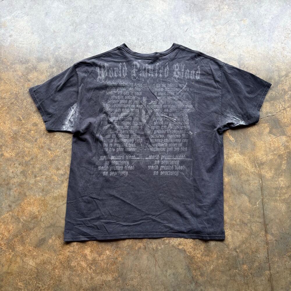 Vintage Y2K Super Faded Slayer T-shirt - Picture 6 of 6